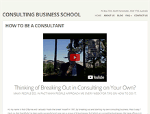 Tablet Screenshot of consultingbusinessschool.com